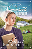 <div style="float:left;width:255px;height:330px;margin:15px auto"><img src="https://wandabrunstetter.com/wp-content/uploads/2021/07/SugarcreekSurprise.png" alt="The Sugarcreek Surprise by Wanda Brunstetter" width="255" height="343" class="alignright size-full wp-image-4670" />
</div><br />

<h2 class="entry-title">The Sugarcreek Surprise</h2>
<strong>{March 2022}</strong>

<strong>Book 2 in the new Creektown Discoveries series.</strong>

<strong>An Antique Store Becomes a Place of Healing for Broken Hearts</strong>

Tragically losing her parents as a child, Lisa Miller has grown up afraid of loving and losing.  She dedicates herself to working as a teacher in an Amish schoolhouse and helping the grandparents who raised her, all while avoiding the advances of newcomer Paul Herchberger.  Paul enjoys antiques and meets Orley Troyer while looking for unique old milk bottles in yard sales.  Orley and his wife offer prayers and advice as Paul tries to reach Lisa's closed heart.  But when secrets are revealed, will Lisa use them as an excuse to close herself off again?

<br /><br />

<iframe width="560" height="315" src="https://www.youtube.com/embed/JPx99ZZkPlU" title="YouTube video player" frameborder="0" allow="accelerometer; autoplay; clipboard-write; encrypted-media; gyroscope; picture-in-picture" allowfullscreen></iframe>
<div style="height:20px;"></div>